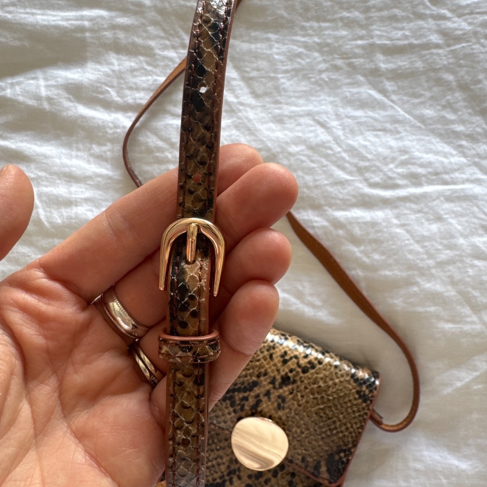 Nordstrom Snake Python Crossbody Bag - image 6